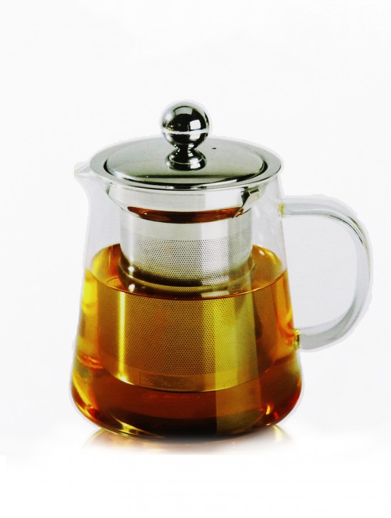 750 ml Glass Tea Pot with Stainless Steel Infuser in Gift Box